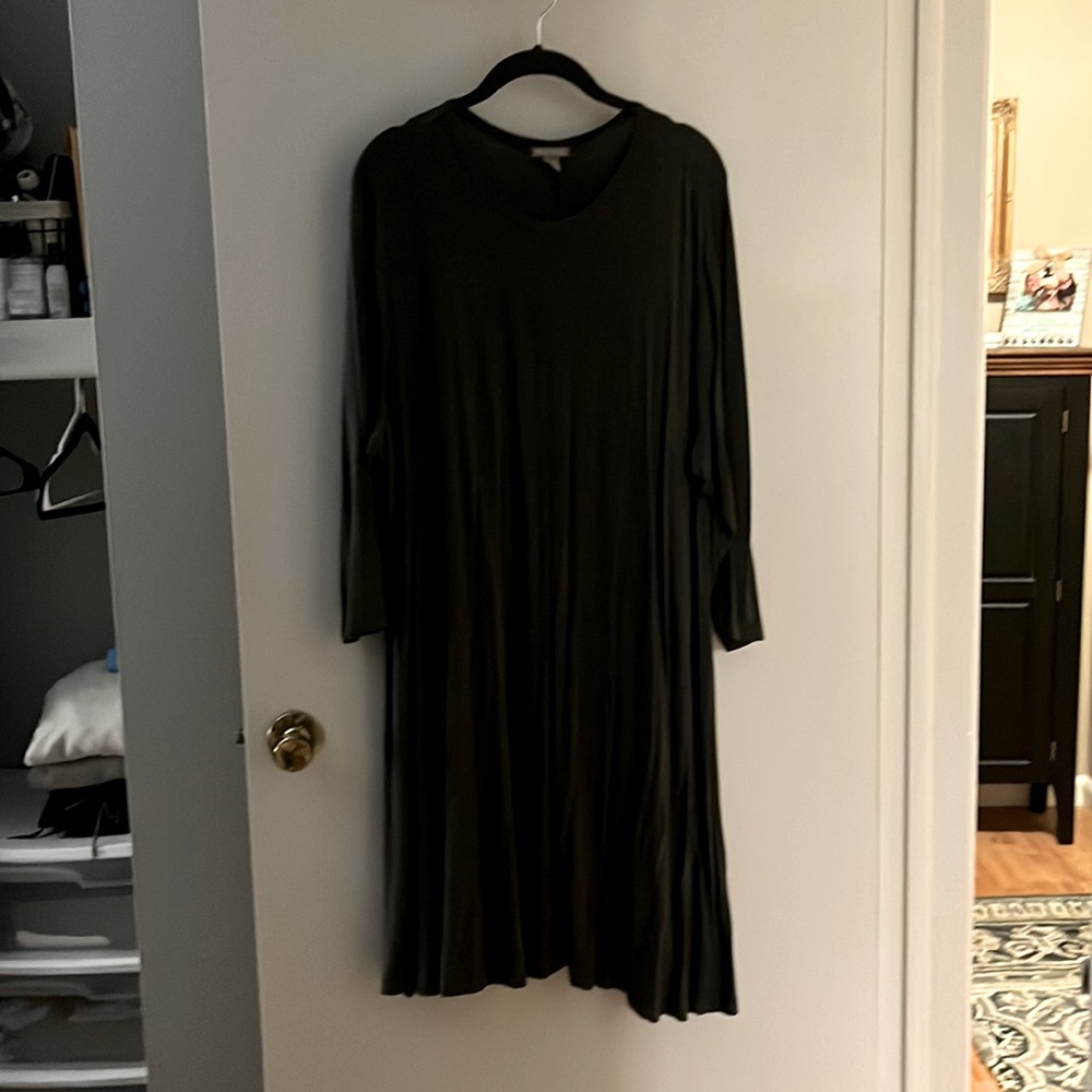 Long sleeve grey dress great condition light weight